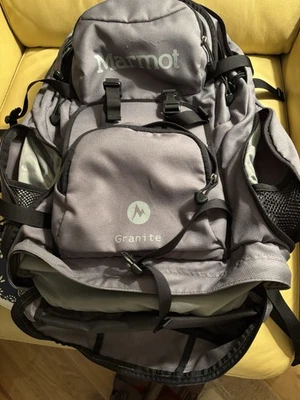 Marmot Granite Large Backpack Gray Hiking Camping. Excellent Condition - Imagem 1 de 4