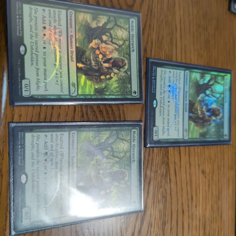 Noble Hierarch RPTQ Promo Foil Magic the Gathering MTG 3 Pieces - Image 1 of 1