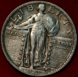 1923 Philadelphia Mint Silver Standing Liberty Quarter - Picture 1 of 2