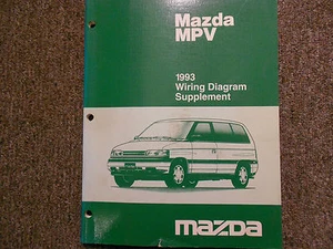 Manual De Servicio Y Reparación Eléctrico OEM Para Mazda MPV Van 1993 - Imagen 1 de 8