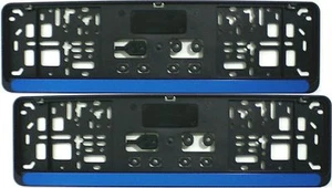 2 piezas soporte de matrícula 46 cm barra AZUL soporte de matrícula juego corto 460mm - Imagen 1 de 1