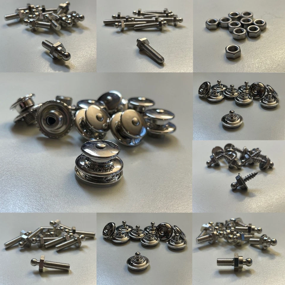 10er Pack TENAX - Verschlüsse, Druckknopf, Oberteil , Tenaxknopf