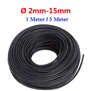 Striscia di tenuta rotonda 1 m 5 m fluoroubber lunghezza O-ring FKM FPM cavo di tenuta Ø2 mm-15 mm - Foto 1 di 6