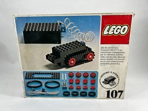 LEGO 107 4.5V Motor Set Universal Motore train car VINTAGE technic wheels old - Foto 1 di 7