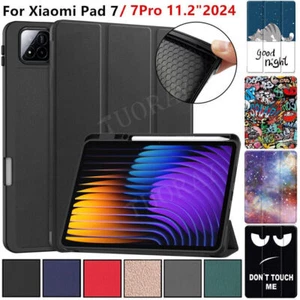 Custodia protettiva per Xiaomi Pad 7/7 Pro 11.2 pollici 2024 smart tablet custodia cover - Foto 1 di 124