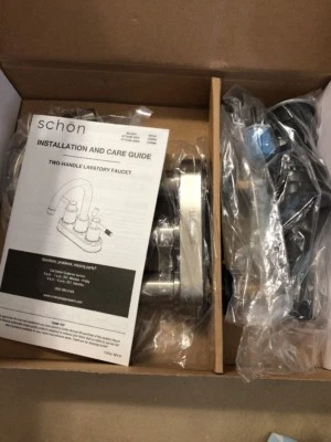 Pegasus Axel 2 ручки центральная установка кран для ванной матовый никель 67703W-6004 - Изображение 1 из 4