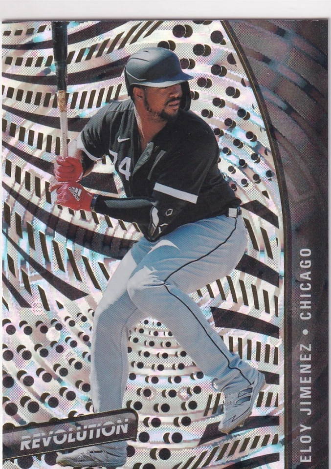 2021 CHRONICLES REVOLUTION FRACTAL ELOY JIMENEZ WHITE SOX PARALLELS BZ-2177 - Image 1 of 1