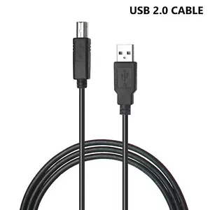 6ft USB Cable Cord Lead Wire Line Plug for HP Deskjet 2755e All-in-One Printer - Picture 1 of 3