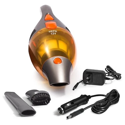 Kensun Portable AC/DC Rechargeable Car and Home HIGH PERFORMANCE Vacuum Cleaner