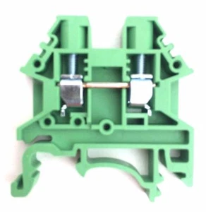 DIN Schiene Klemmenblöcke 100 Menge DK2.5N-GN grün Dinkle 12AWG 20A 600V - Bild 1 von 3