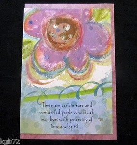 Leanin Tree Thank You Flowers Greeting Card Multi Color R174 - Picture 1 of 2