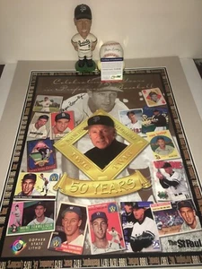Wayne TWIG Terwilliger signiertes Baseball Foto Wackelkopf Lot St Paul Saints Zwillinge - Bild 1 von 8