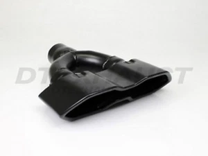 VINTAGE DT-25165BK DUAL DOUBLE WALL  BLACK POWDER COAT TIP 2.5" INLET 11.75" L - Imagen 1 de 6