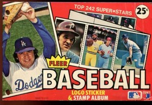 Baseball Book Fleer Stickers  - 1980's - Partially Complete