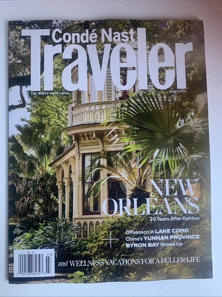 Conde Nast Traveler Magazine March 2025: New Orleans 20 Years After Katrina - Image 1 of 1