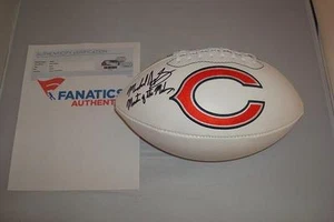 Mike Singletary signed Chicago Bears Logo Football - Fanatics Authentic - HOFer - Picture 1 of 1