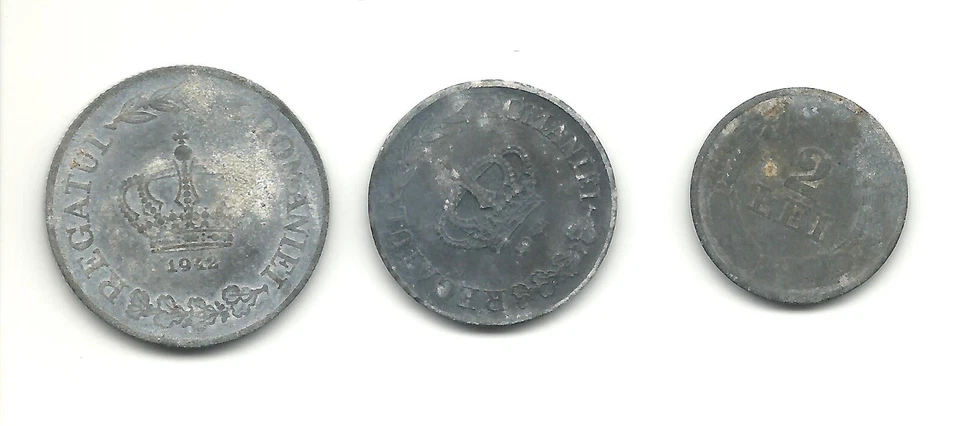 ROMANIA 2, 5, 20 Lei 1941, 1942, 1942, lot of 3, circulated - Image 1 of 1