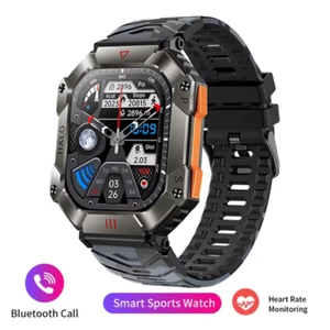 Men's Smart Watch – Fitness Tracker, IP68 Waterproof, AI Voice, Bluetooth Call - Picture 1 of 13