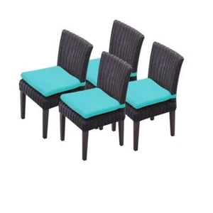 TKC Venice Wicker Patio Dining Chairs in Aruba (Set of 4) - Picture 1 of 2