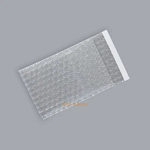 30 Clear Bubble Bags 2.5" x 3" Inch_65 x 80+20mm Plastic Envelopes Packing Pouch - Picture 1 of 12