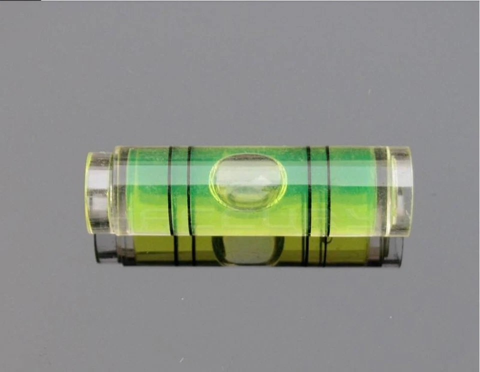10 Piezas Tubo Acrílico Burbuja Nivel Espíritu Vial Instrumento de Medición D 8mm L 35mm Foto 1 de 1