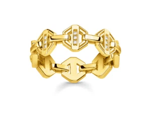 Thomas sabo Anillo Mujer D_TR0037-924-14-54 - Plata De Ley 925, Baño De Oro Amar - Imagen 1 de 1