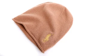 Polo Ralph Lauren Damen Cashmere Mütze Wintermütze Beanie camel - one Size - Bild 1 von 1