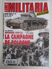 MILITARIA  hors série N° 37 / Septembre 1939 (1), la campagne de pologne