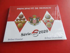 * Mónaco Euro KMS 2020 brillo de sello/BU *Todavía original soldado* (Ki.3) - Imagen 1 de 2