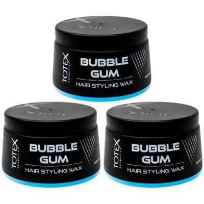Totex Hair Styling Wax Gum Bubblegum Pomade Strong Hold 150 ml (3 Pcs Offer)