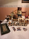 Patriotic/Americana Home Decor-19 Pieces, Pre-owned, Great Condition.