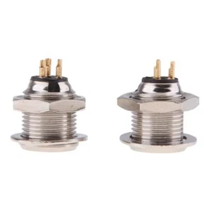2x Mini 3 Pin XLR Male Jack Connector for Pro Microphones - Picture 1 of 4