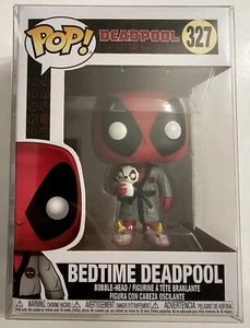 FUNKO POP 327 DEADPOOL BEDTIME DEADPOOL FIGURE with PROTECTOR BRAND NEW - Picture 1 of 8