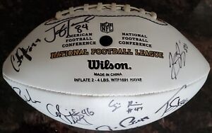 2010 Indianapolis Colts Team 11 Autograph NFL Football Dallas Clark