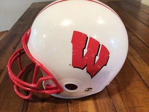 Vintage Franklin University Wisconsin Badgers Youth Plastic Football Helmet - Picture 1 of 4