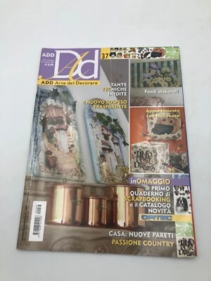  Arte del decorare il decoupage n.37  2009 sospeso trasparente carte nuove carte - Immagine 1 di 3