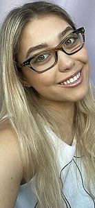 Mikli by ALAIN MIKLI Women's Eyeglasses Frame ML 1027 0002 Havana 52mm Cat Eye - Picture 1 of 12