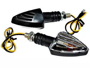 2 Mini Indicator Bulbs Motorcycle Bike Fits for Quad Atv Suzuki Honda Short - Picture 1 of 1