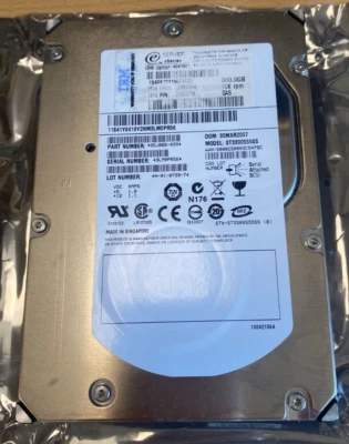 IBM 39R7344 300GB 3.5" SAS Hard Drive - 9DJ066-039 - ST3300555SS - Image 1 of 4