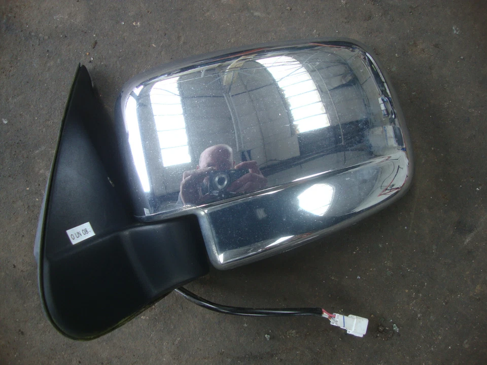 Espejo retrovisor puerta de ala cromado Ford Ranger 2003 2,5 diésel para pasajeros cerca del lado izquierdo - Imagen 1 de 1