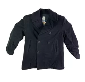Vintage Sterlingwear of Boston Wool Peacoat USN US Navy Size 42S Made in USA - Picture 1 of 6