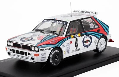 MODELLINO AUTO STATICO HACHETTE LANCIA DELTA HF MARTINI AURIOL MONTECARLO 1992 - Immagine 1 di 3