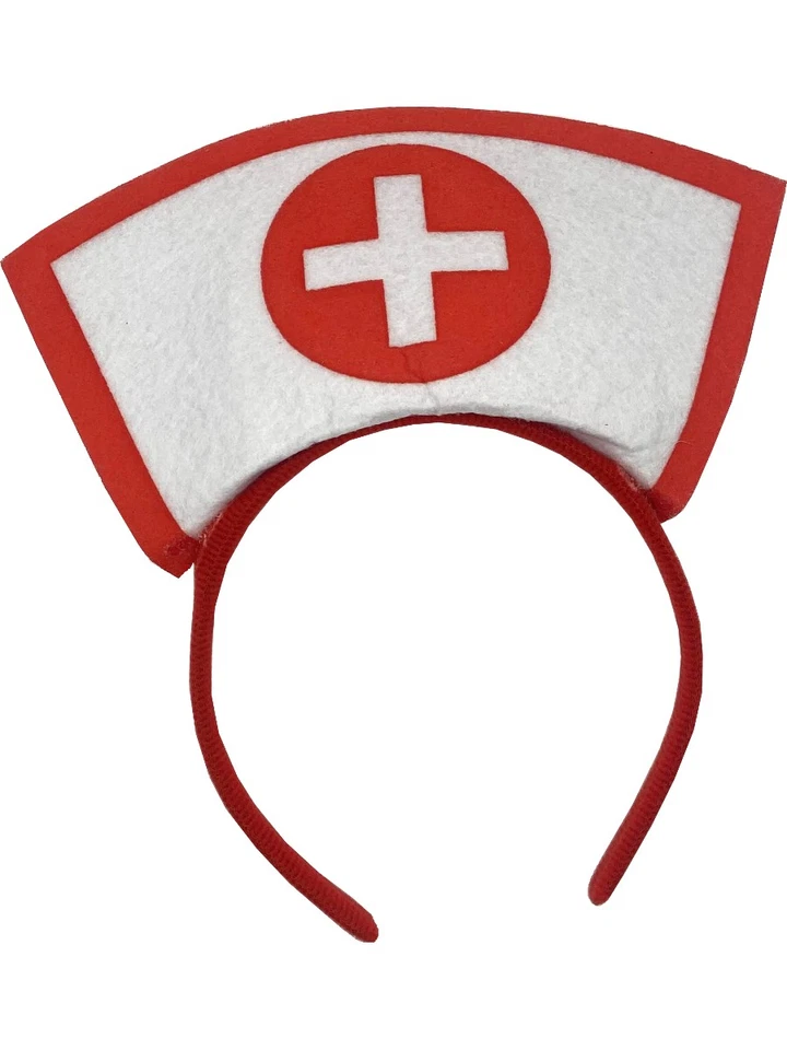 Accesorio de disfraz de sombrero de enfermera Vitals Foto 1 de 2