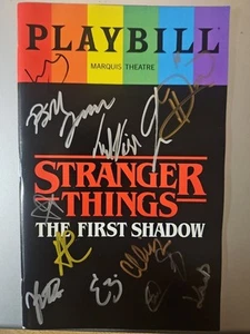 Stranger Things: The First Shadow Broadway Cast Signed Playbill - 14 Signatures⁴ - Picture 1 of 19