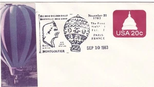 SA18h United States 1983 50th Anniv Manned Flight commemorative cover - Picture 1 of 2
