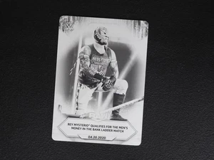 2021 Topps WWE Rey Mysterio Qualifys Money in Bank Black Printing Plate #1/1 - Bild 1 von 2