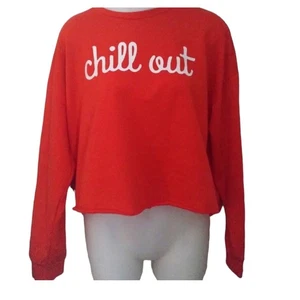 Orange Women's Chill Out lightweight Sweater Size M  - Picture 1 of 4