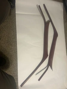 88-94 Chevy GMC OBS Truck SUV C/K A Pillar Trim Moldings Red Burgundy PAIR OEM - Picture 1 of 4