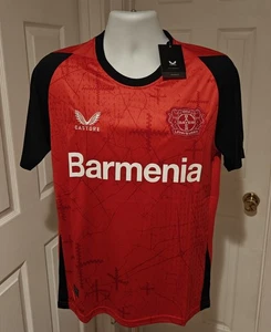 Bayer 04 Leverkusen 2024-2025 Home T Shirt Castore Maglia Calcio Uomo Taglia M - Foto 1 di 13