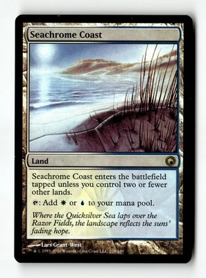 MTG Foil Seachrome Coast - Scars of Mirrodin Moderately Played English - Image 1 of 3